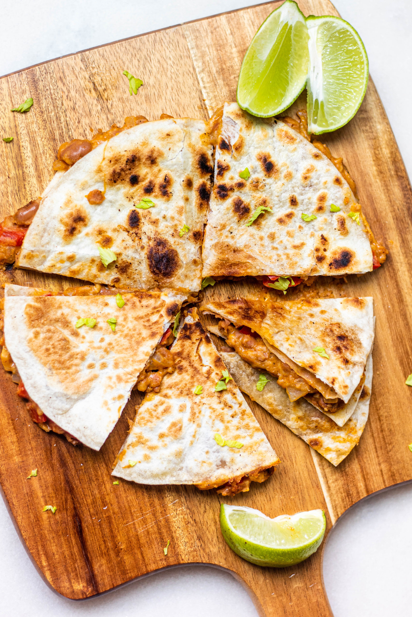 Spicy Bean And Cheese Quesadillas Sweet Sorrel